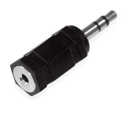 Adapter HH1005, 3.5mm to 2,5mm plastic stereo