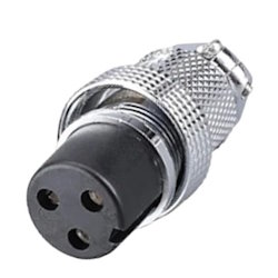 Connector GX20 3pin F to cable