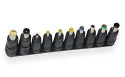  Set of adapters from 5.5/2.1 to 10 connectors