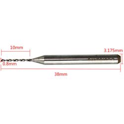 Carbide Drill bit for PCB 1.4mm spiral shank 3.175mm
