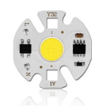 COB LED 5W<gtran/> White cold 220V AC 32mm<gtran/>