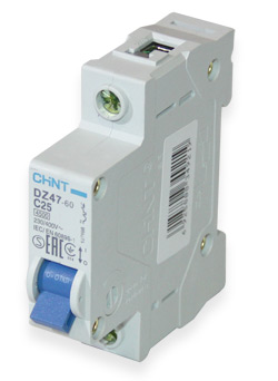 Automatic switch DZ-47-60 1P C20 [single-pole, 20A, 230/400V]